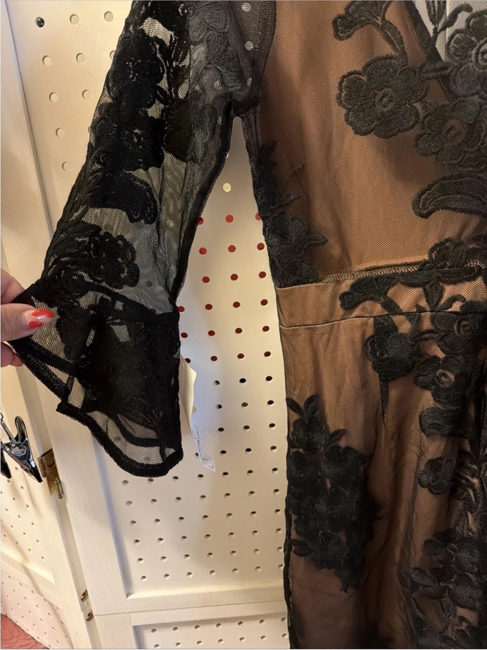 FOR LOVE AND LEMONS Sz XL TEMECULA MINI DRESS IN BLACK NWT - Picture 3 of 8
